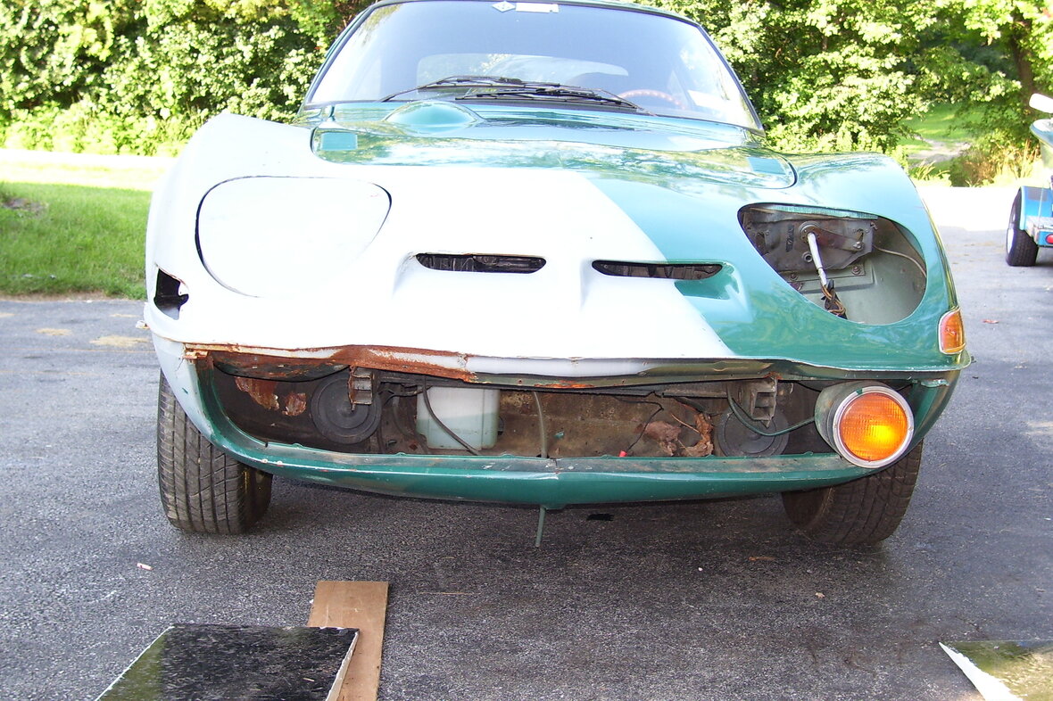 1969 Green Monster before restoration