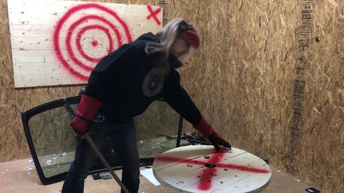 Valerie in Rage Room Happy Birthday 2020 Video 04/12