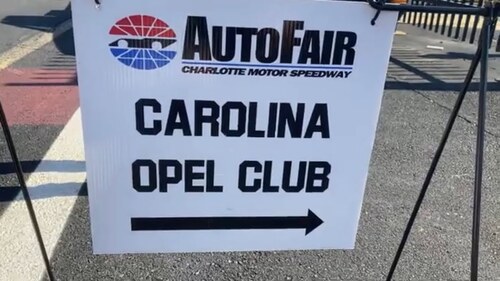 Opel Display at the Charlotte AutoFair Spring 2023