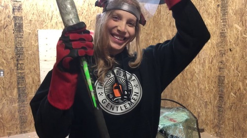 Valerie in Rage Room Happy Birthday 2020 Video 06/12