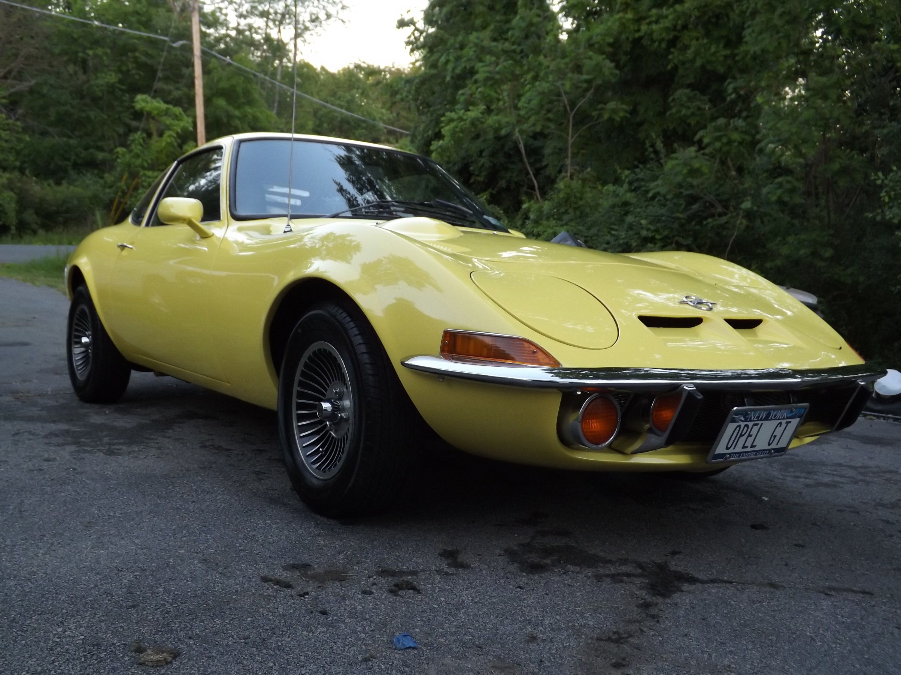 1972 Opel GT  with Western Wheels